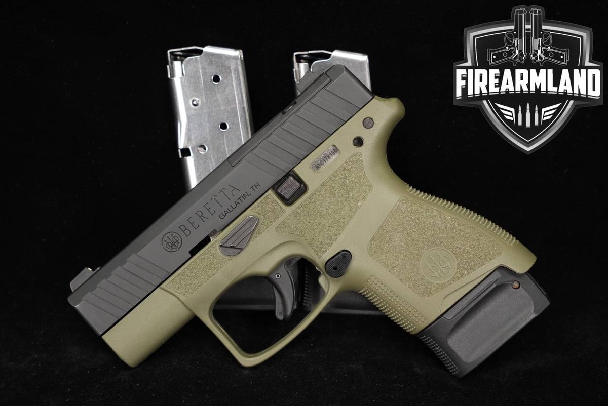 Beretta APX A1 Carry 9mm Two-Tone OD Green APXA1 +3 MAGS