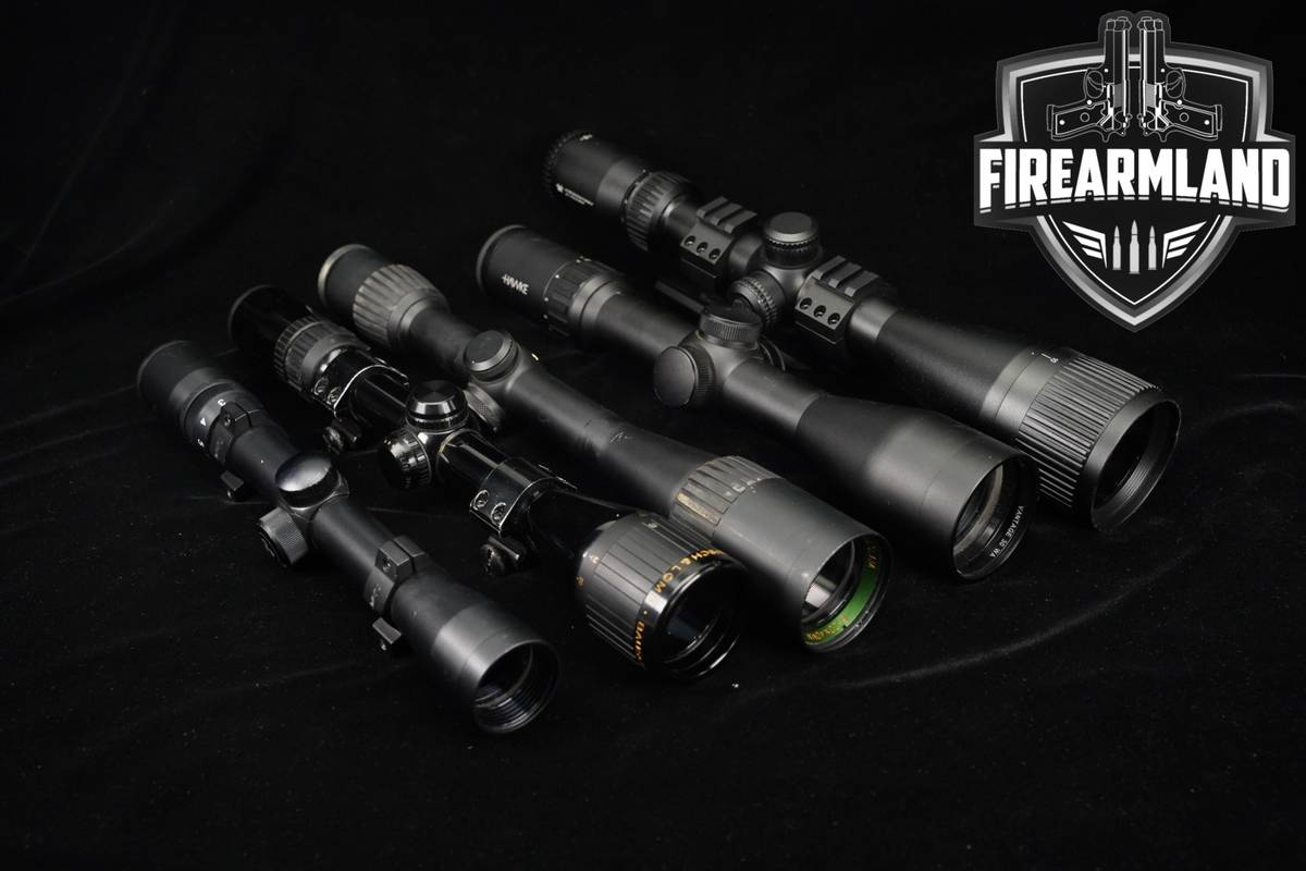 FIVE SCOPE LOT 5 Pack Bushnell Bausch & Lomb Weaver Hawke Vortex Scopes