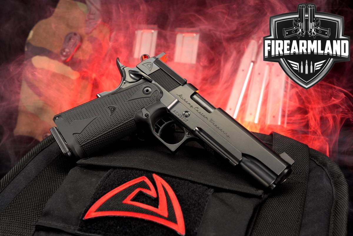 Alchemy Custom Quantico HiCap 9mm Optics-Ready 1911 2011 +6 MAGS, ORIG CASE