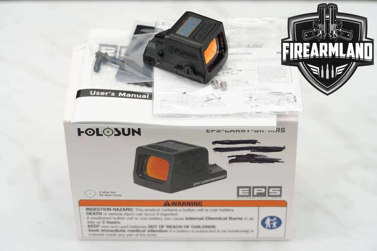 Holosun EPS-Carry-GR-MRS Green 2 MOA Dot 32 Circle Red Sight RDS +ORIG BOX