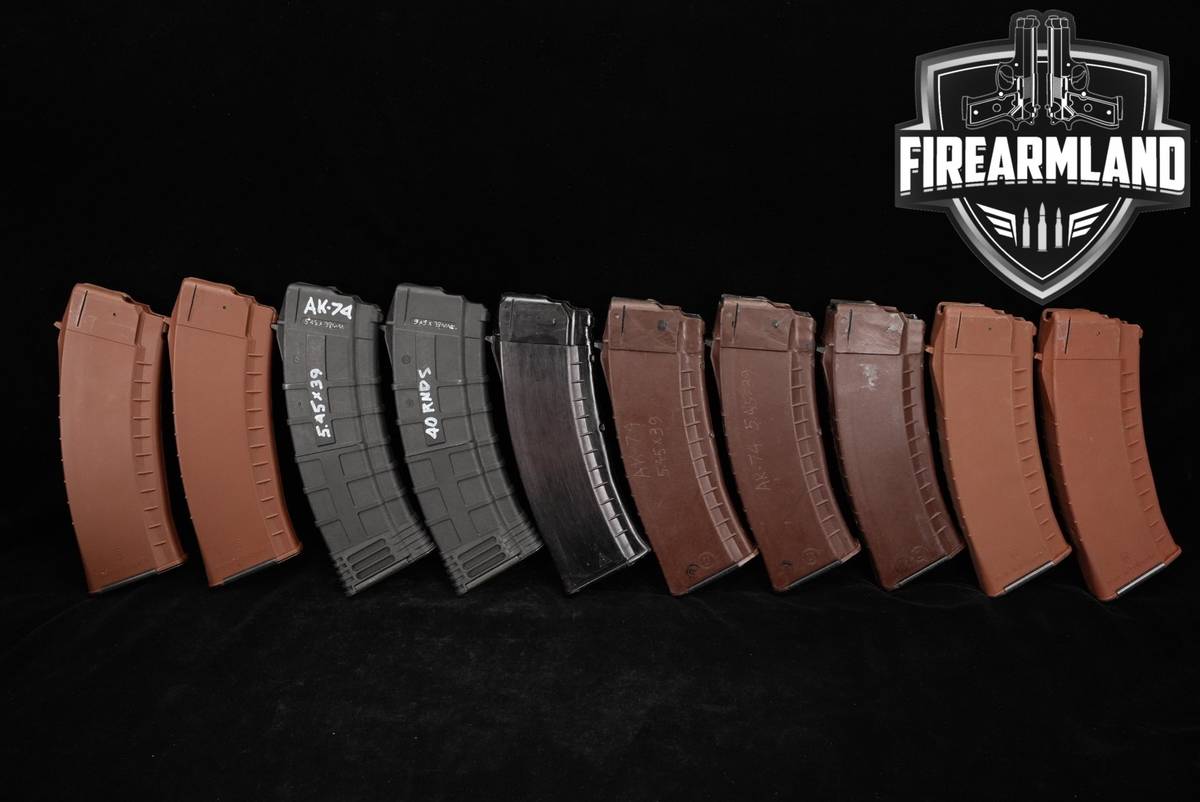 TEN (10) AK-74 30 Round Polymer Magazines 5.45x39mm AK74 Mags
