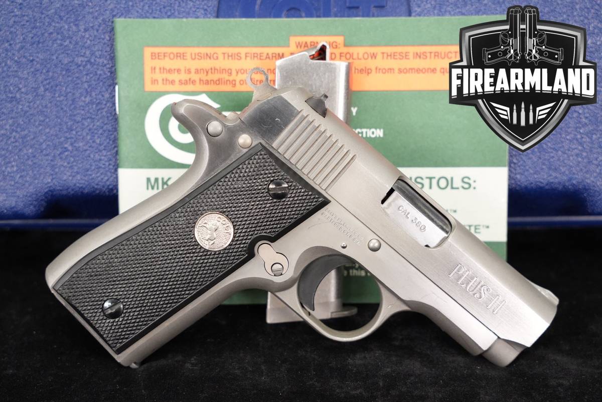 1993 Colt Mustang MK IV Series 80 Plus II 380 ACP Mark 4 1911 +ORIG CASE