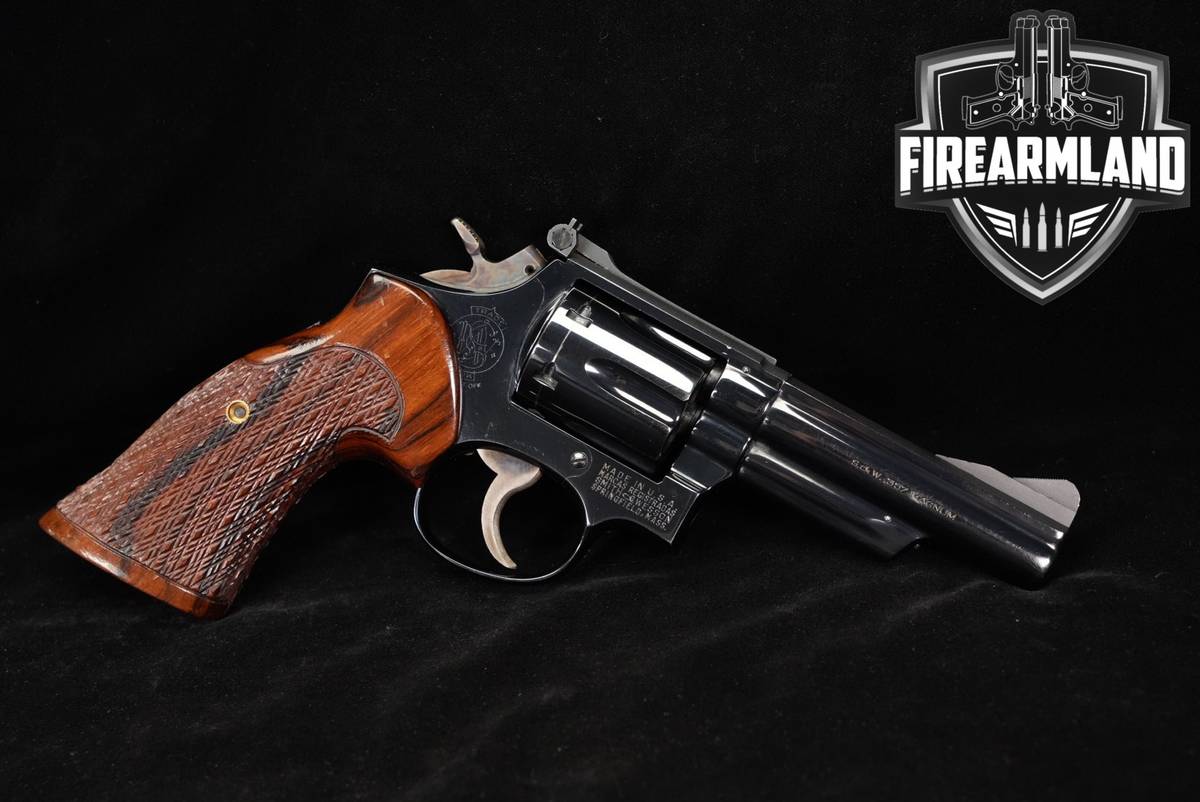 1955 Smith & Wesson 357 Combat Magnum pre-Model 19 S&W 357Mag 4" Blued