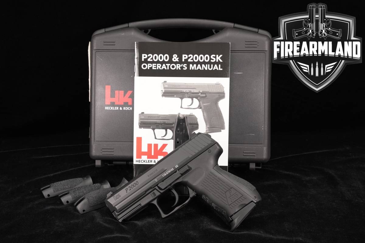 Heckler & Koch P2000 V2 LEM 9mm H&K P-2000 3.6" +2 MAGS & ORIG BOX