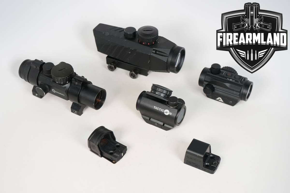 SIX RED DOT SIGHT 6 Tacticon Simmons Aim Sports Monstrum Sig Sauer Olight