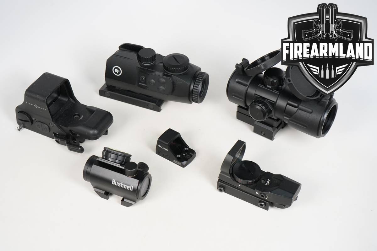 SIX RED DOT SIGHT LOT 6 Pack UTG Bushnell Sightmark Crimson Trace Holosun