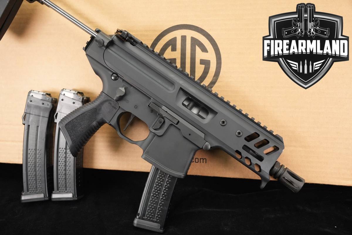 Sig Sauer MPX Copperhead 9mm TIMNEY TRIGGER 4.5" THREADED +3 MAGS & OG BOX