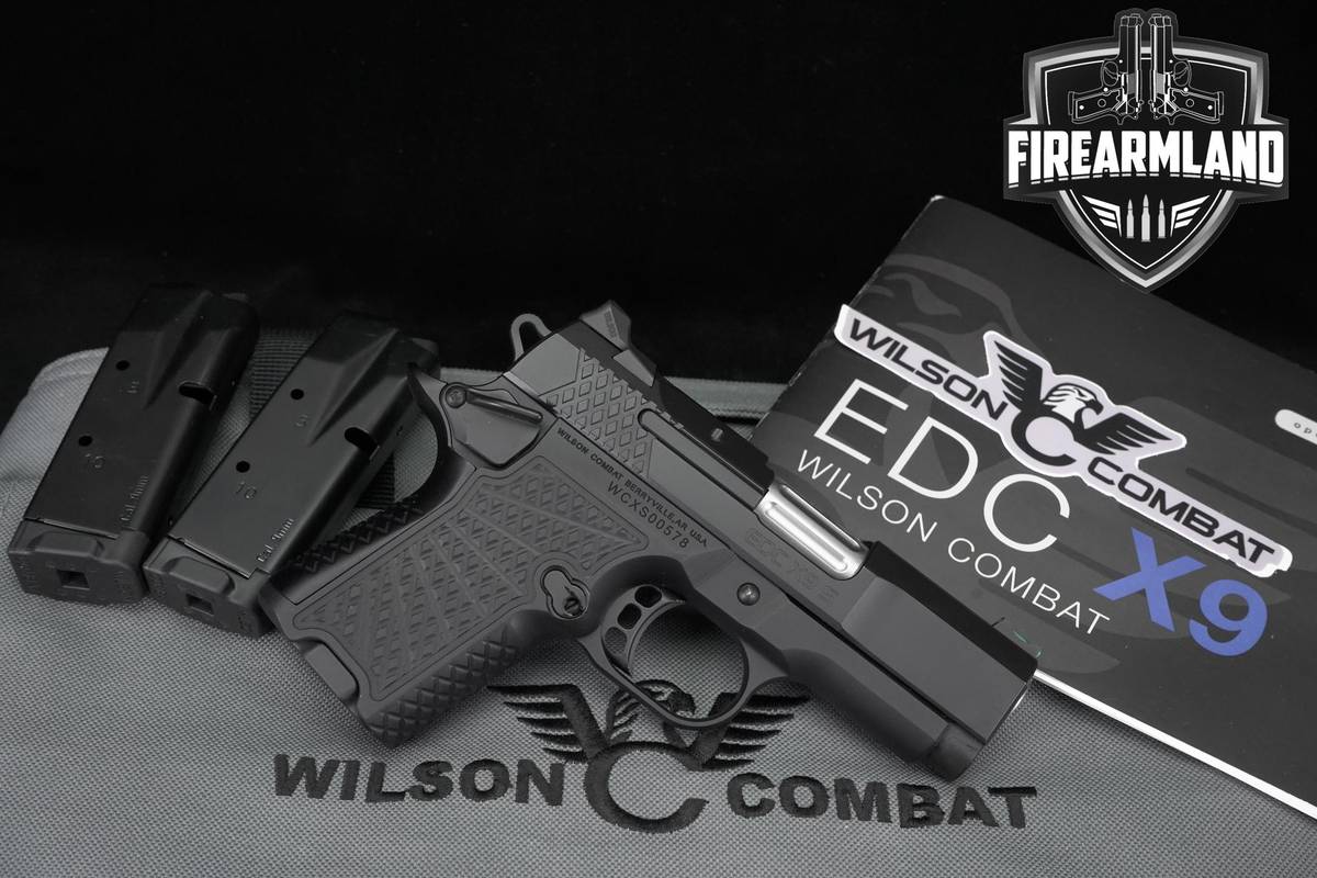 DESIRED Wilson Combat EDC X9S 9mm WC 3.25" X9-S EDCX9S +3 MAGS & ORIG BOX