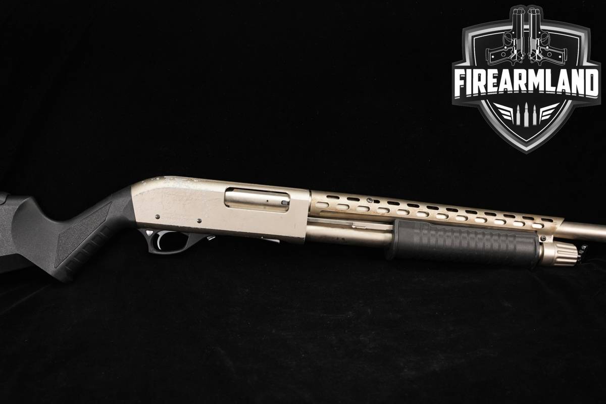 Rock Island Armory RIA M5 All Generations 12-Gauge 18.5" Matte Nickel AGM5