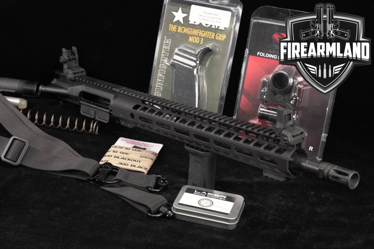 AR-15 Upper Receiver .300 AAC Blackout AR15 BCM Grip Sylvan Stock GEISSELE