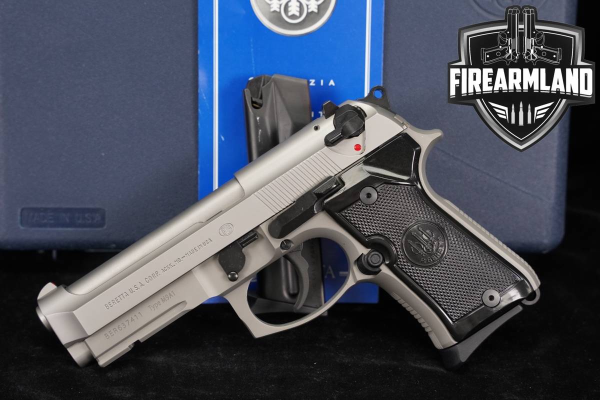 Beretta 92FS Compact L Inox Type M9A1 9mm DA/SA 92-FS +2 MAGS & ORIG CASE