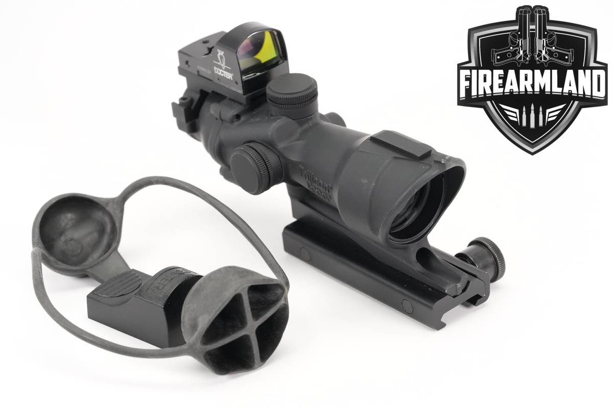 Trijicon ACOG 4x32 TA01NSN-DOC Crosshair BDC Reticle 7 MOA Red Dot Scope