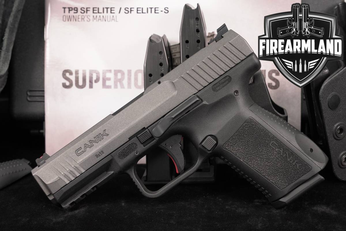 Canik TP9 SF Elite 9mm Two-Tone Tungsten Gray TP-9 +3 MAGS & ORIG BOX