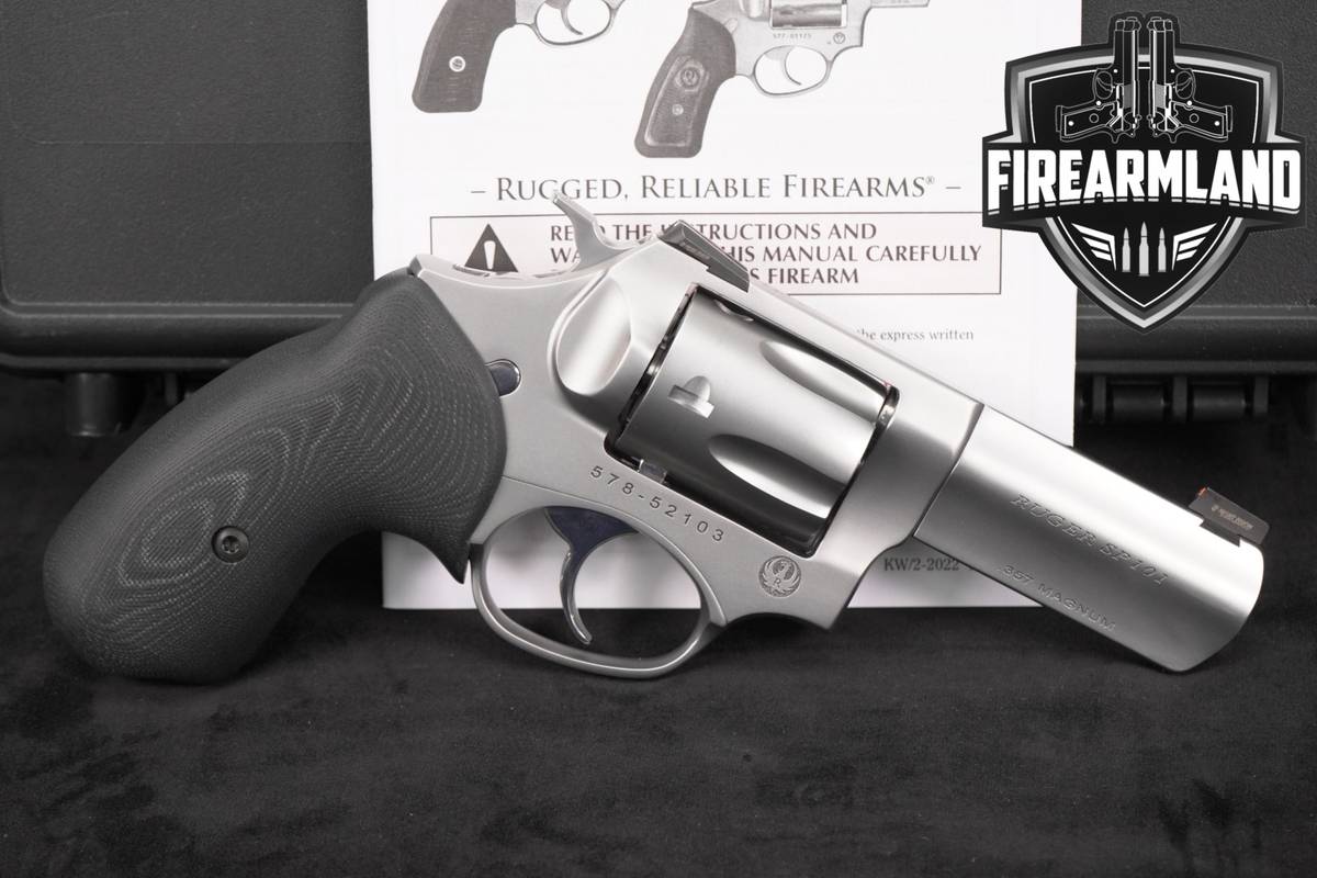 GEMINI CUSTOMS Ruger SP101 357 Magnum 3.06" Stainless SP 101 +ORIG CASE