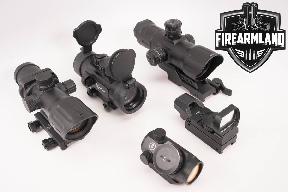 FIVE RED DOT SIGHT LOT 5 Pack UTG Firefield Barska Bushnell RDS