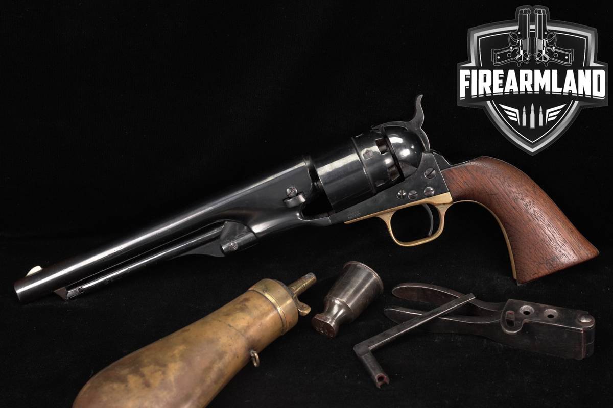 ANTIQUE 1861 Colt Model 1860 Army 44 Caliber 8" Blued Civil War Era M1860