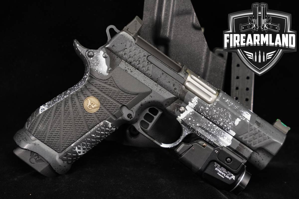 Wilson Combat EDC X9 9mm 1911 OR Gray/Black Speckled WC EDCX9 2011 +HOLSTER