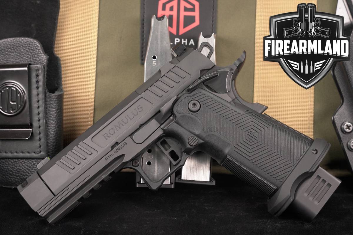 Alpha Foxtrot AF1911 Romulus Ported 9mm OR 1911 2011 +3 MAGS & ORIG CASE