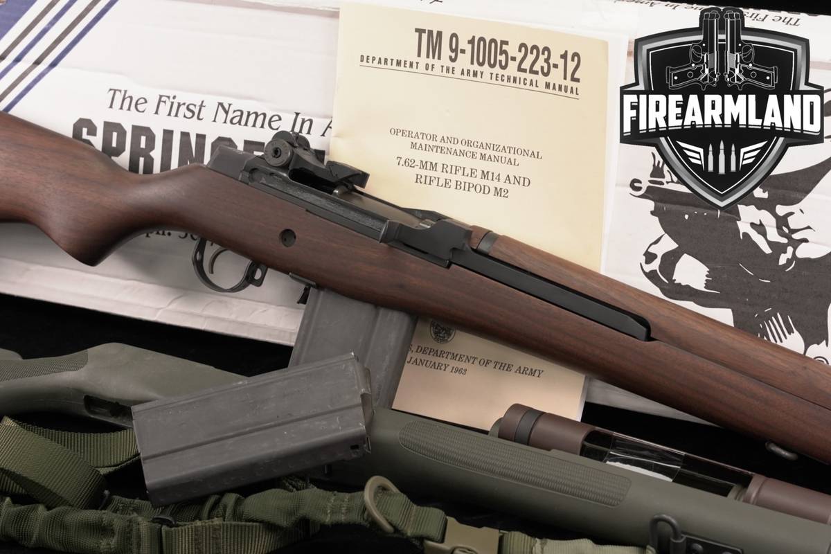Springfield Armory M1A Bush Rifle 308 Winchester M14 M1-A +2 MAGS, ORIG BOX