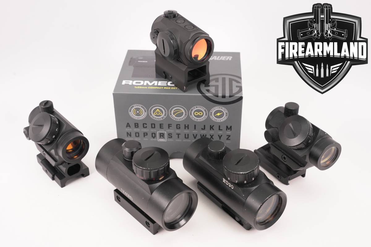 FIVE RED DOT SIGHT LOT 5 Pack BSA PINEY Sig Sauer RDS