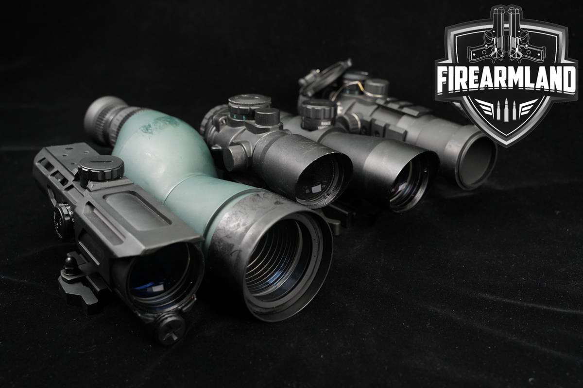 FOUR SCOPES LOT 4 Pack VISM NcSTAR Burris Barska + SPOTTING Scope Bundle