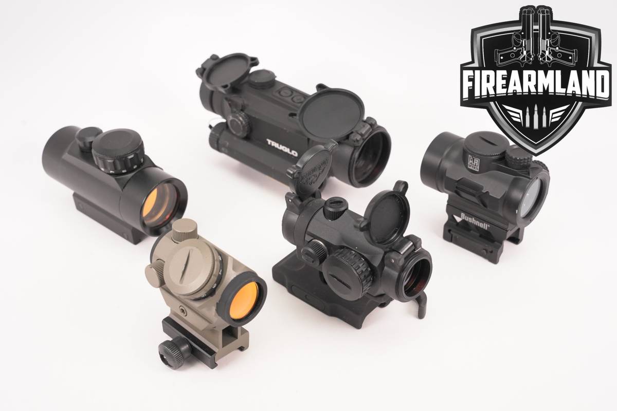 FIVE RED DOT SIGHT LOT 5 Pack TruGlo Bushnell AT3 Vortex RDS