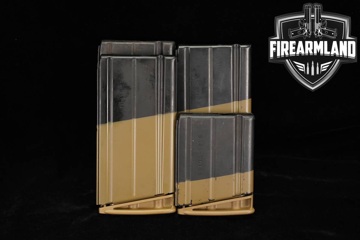 FN FOUR (4) SCAR 17 Magazines 7.62mm NATO (7.62x51) Mags