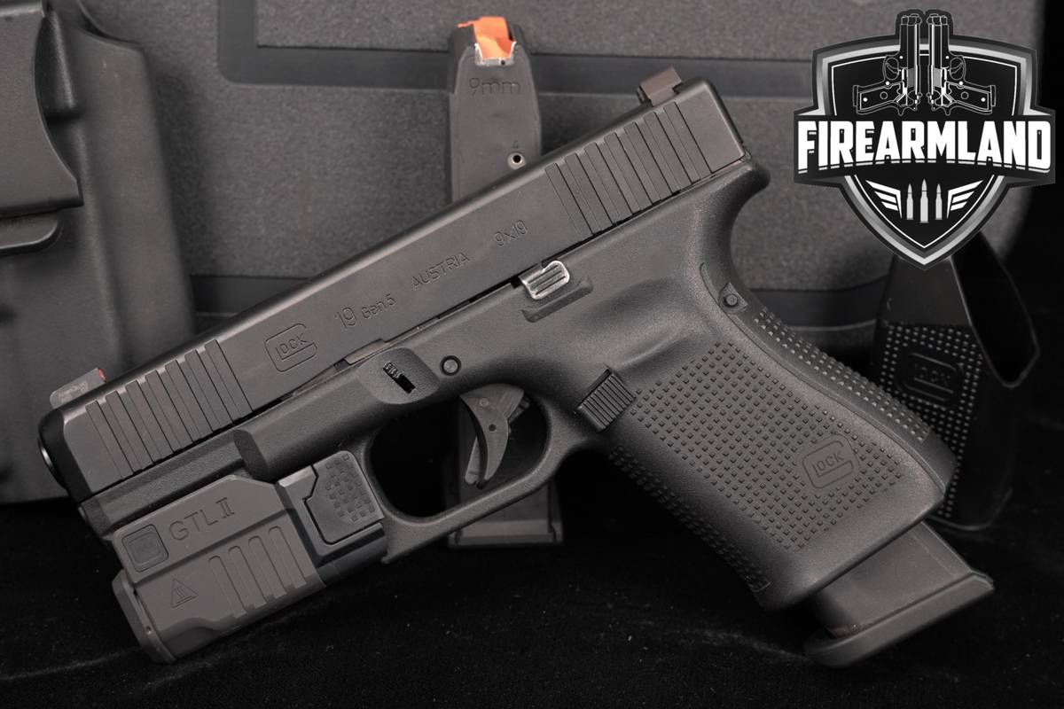 Glock 19 Gen5 G19 Gen 5 9mm 4.02 +2 MAGS, ORIG CASE, GTL II LIGHT