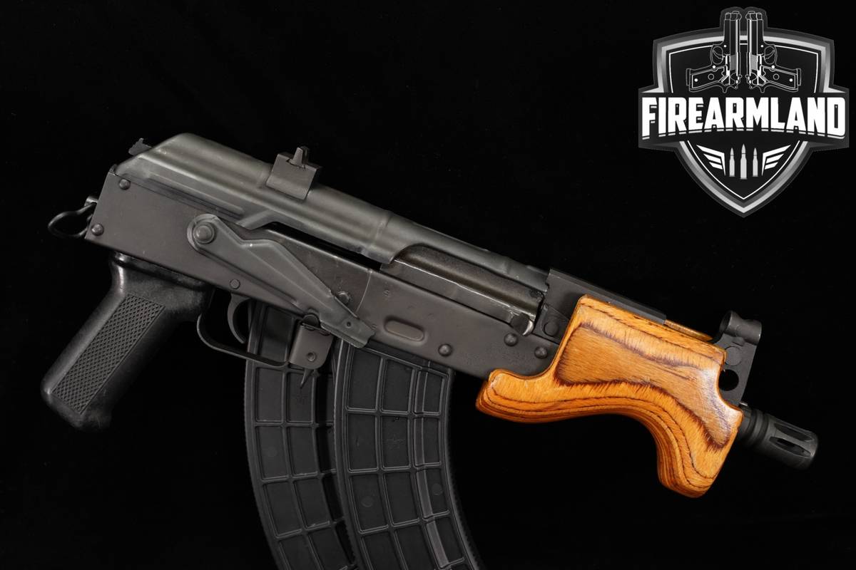 Cugir Draco Micro 7.62x39 AKM AK47 AK-47 Black & Laminated Wood +2 MAGS
