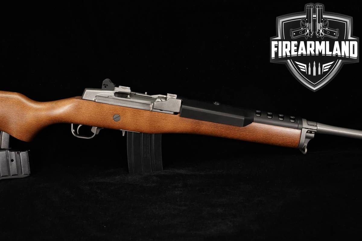 Ruger Mini-14 Ranch Rifle 5.56 NATO 18.5 Stainless Mini14 +4 MAGS