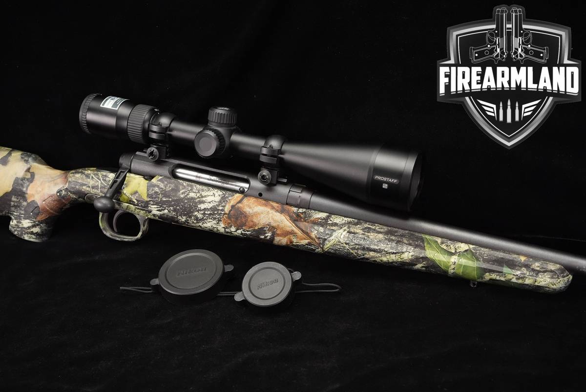 Savage Arms Axis 22-250 Rem Blued & Camouflage +NIKON SCOPE