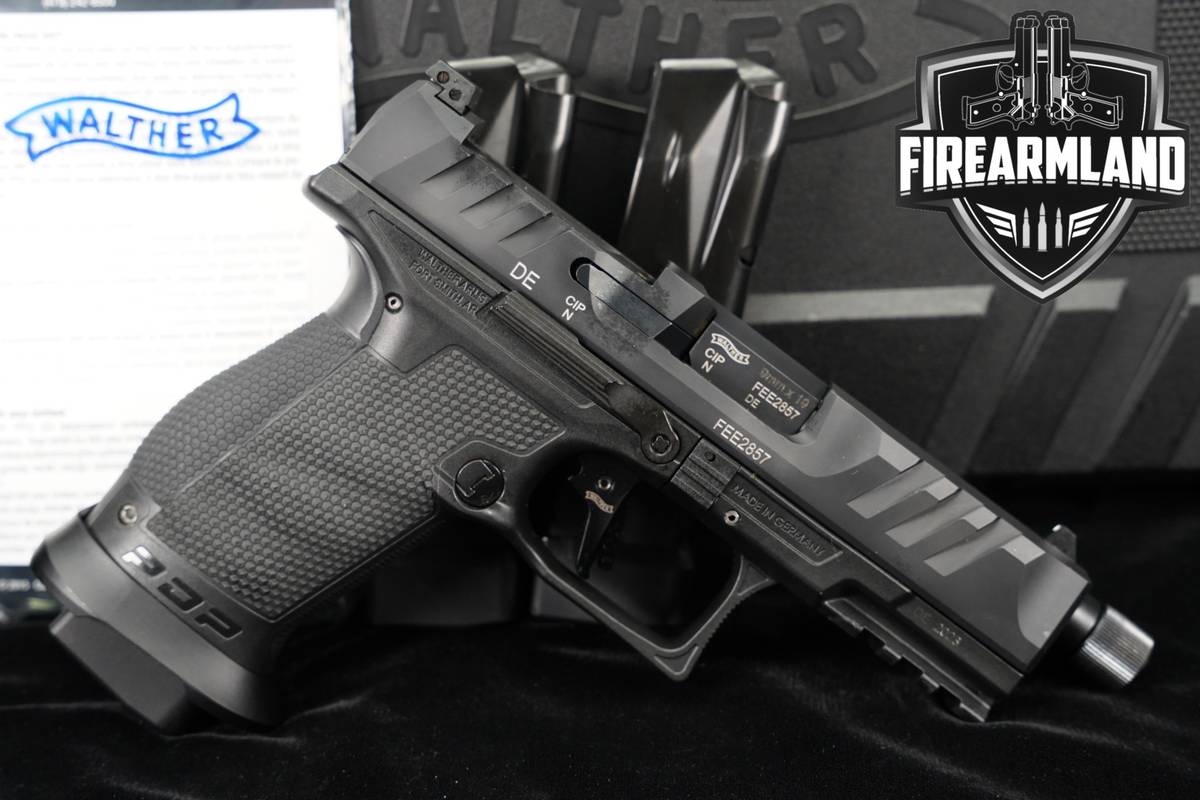 Walther PDP Pro SD Compact 9mm 4.5" Optics-Ready +3 MAGS & ORIG CASE