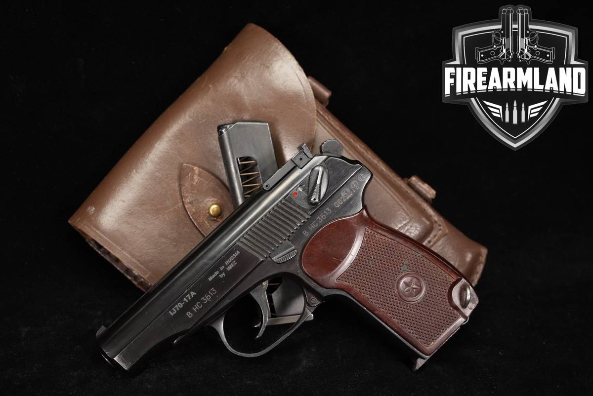 IMEZ IJ70-17A 380 ACP 3.68" Blued Baikal Makarov DA/SA +2 MAGS & HOLSTER