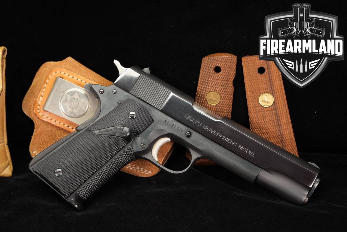1977 Colt Government Model MK IV Series 70 45 ACP 1911 5" Blued +HOLSTER