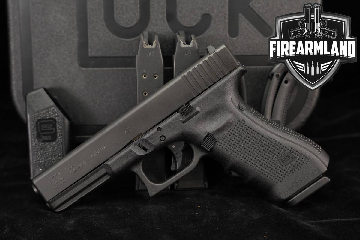 Glock 22 Gen4 G22 Gen 4 40 S&W 4.49 +3 MAGS & ORIG CASE