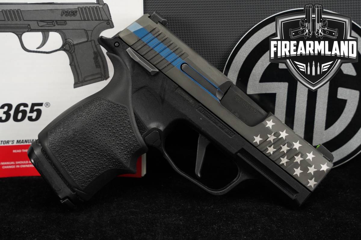 Sig Sauer P365 BLUE LINE ORION Exclusive 9mm 3.1" P 365 +ORIG CASE