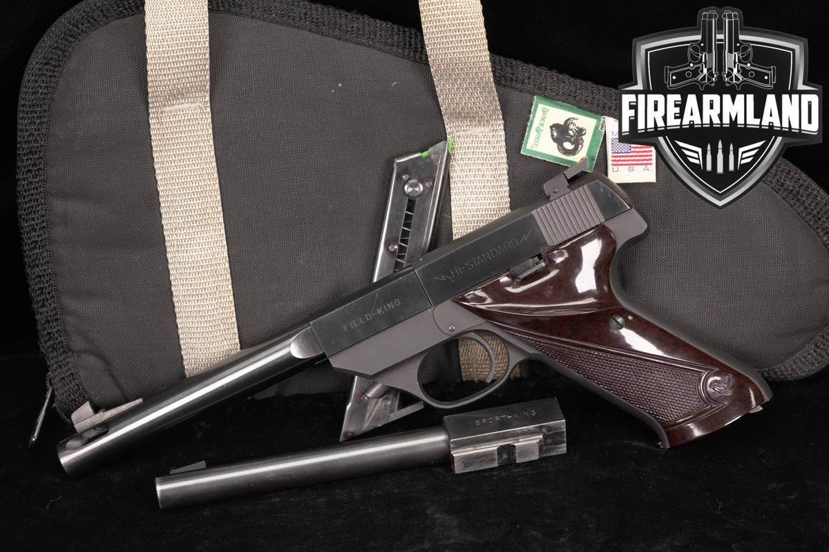Hi-Standard Field-King FK-101 Series 22LR 6.75" Blued FK101 +SPARE BARREL
