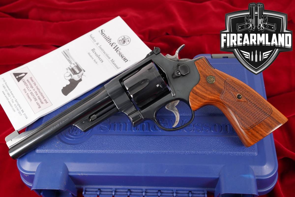 Smith & Wesson Model 25-15 Classic S&W 45 Colt 6.5 Polished Blue +ORIG CASE