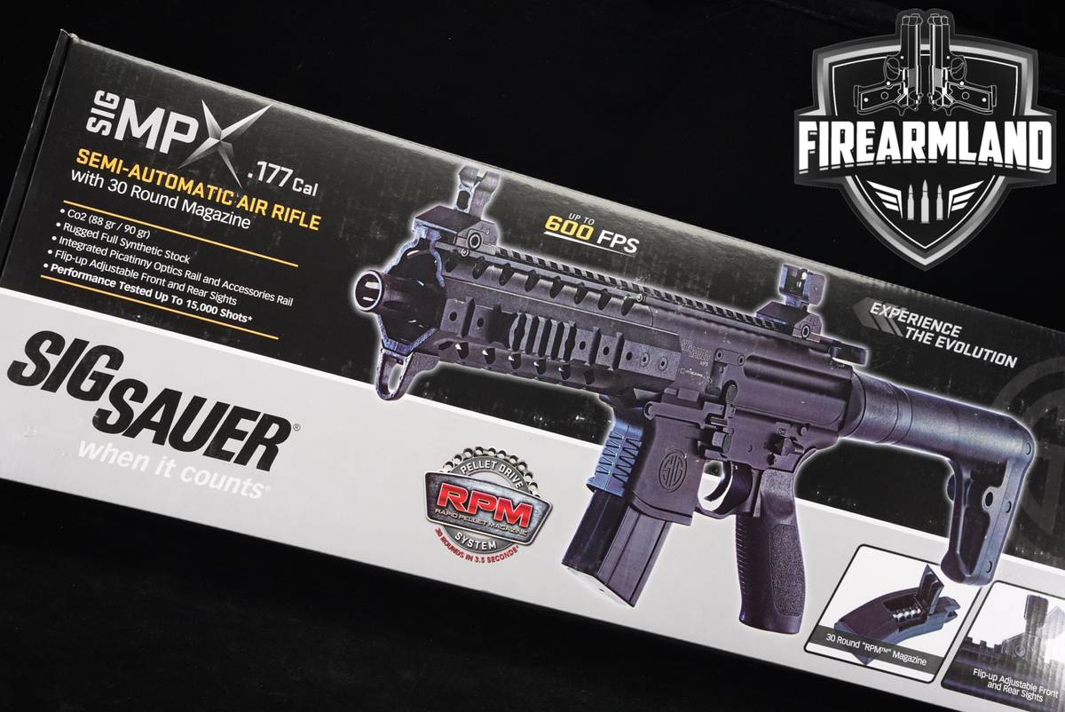 UNFIRED Sig Sauer MPX Air Rifle 177 AIRGUN +ORIG BOX