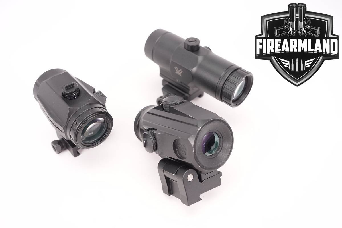 THREE MAGNIFIER LOT Vortex Optics 3 Pack Monstrum 3x Magnification VMX-3T