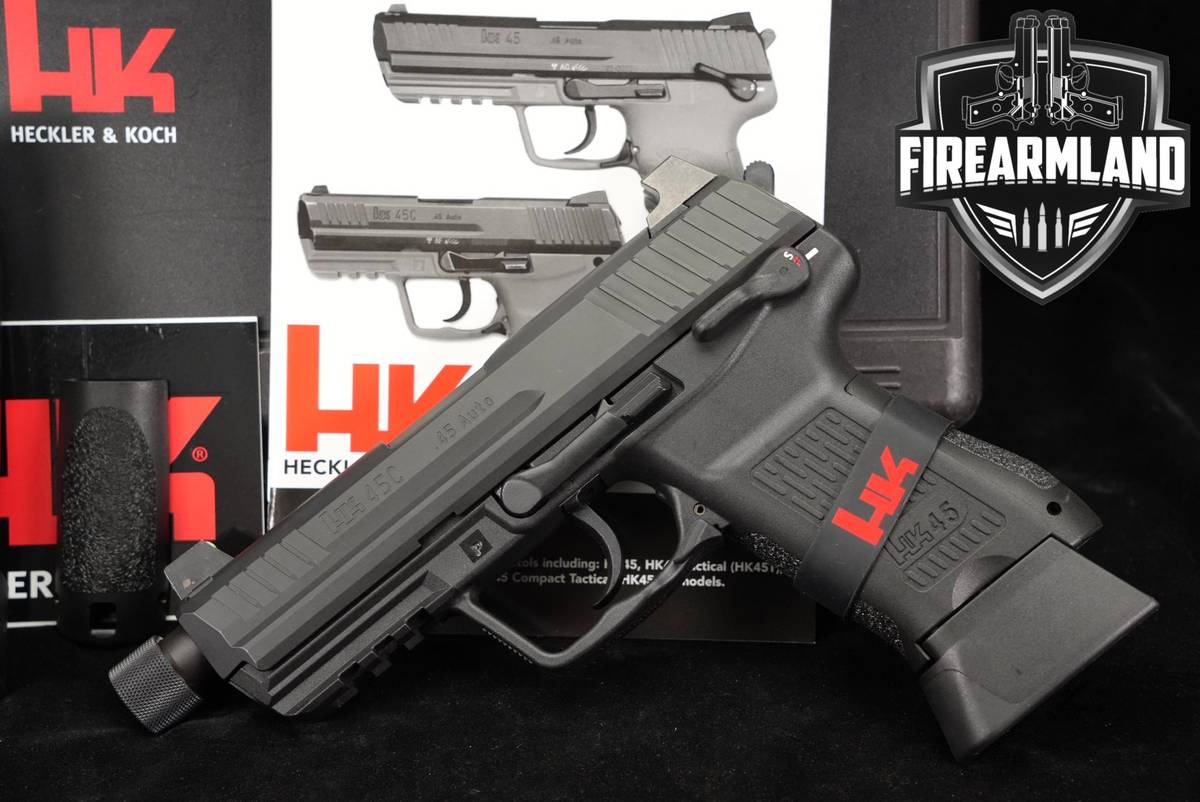 Heckler & Koch HK45 Compact Tactical V1 H&K 45 ACP +2 MAGS, ORIG BOX