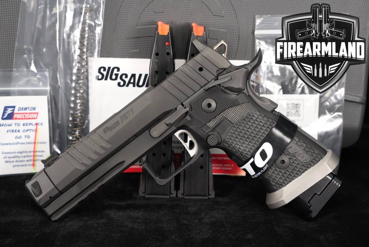 Sig Sauer P211 GTO 9mm Optics-Ready 4.4" 1911 2011 P-211 +3 MAGS, ORIG CASE