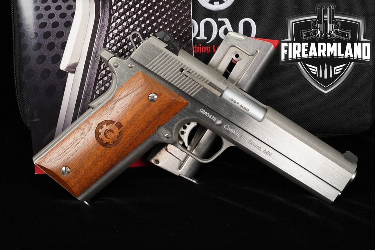 DISCONTINUED Coonan Classic 357 Magnum 1911 5" Stainless +2 MAGS, ORIG CASE