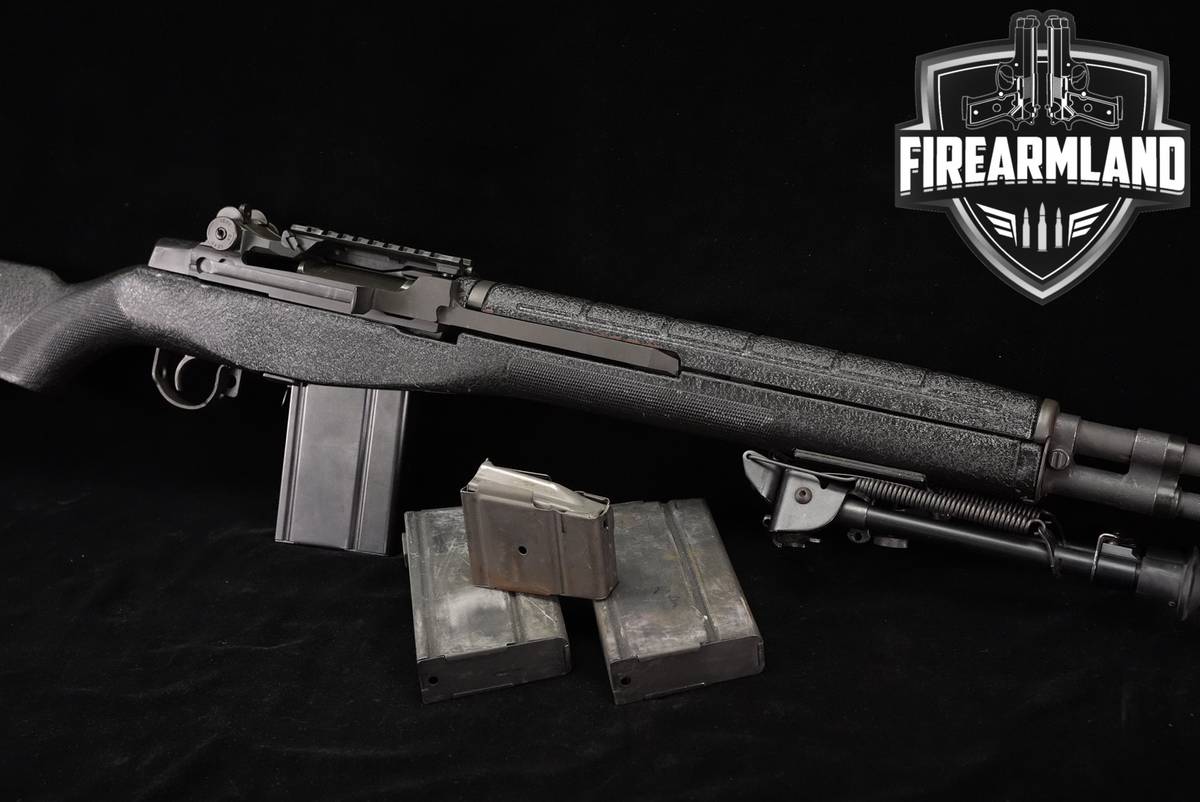 2003 Springfield Armory M1A Standard 308 Winchester M1-A M14 +3 MAGS, BIPOD