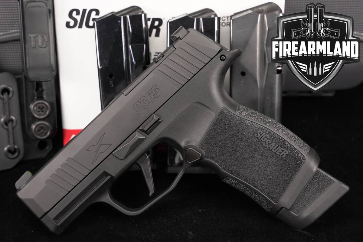 Sig Sauer P365X 9mm 3.1" Optics-Ready P 365 X P365 +4 MAGS & ORIG CASE