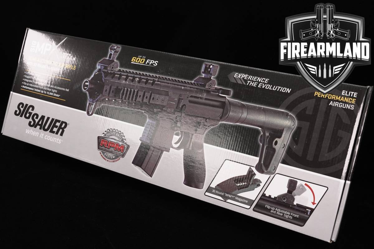 UNFIRED Sig Sauer MPX Air Rifle 177 AIRGUN +ORIG BOX