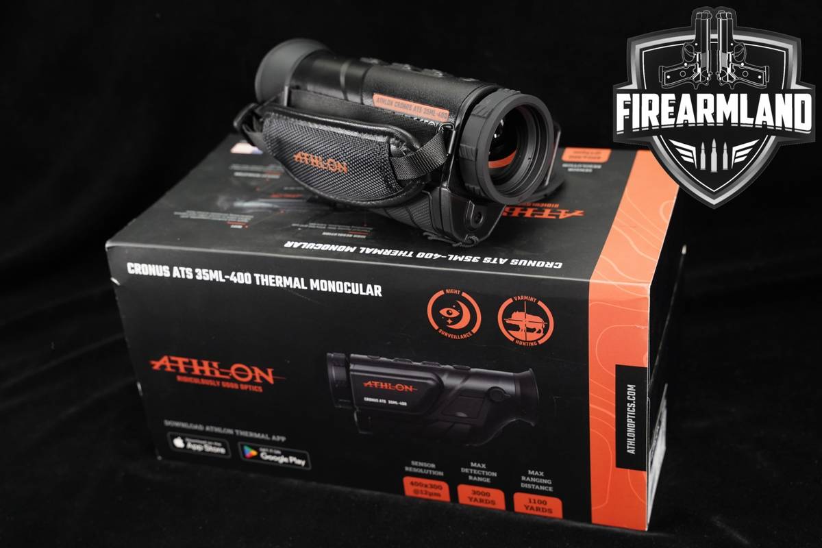 Athlon Optics Cronus ATS 35ML-400 35mm Tube Digital THERMAL Scope +CASE