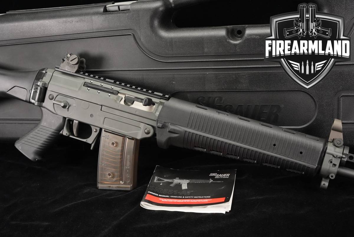 LIMITED Sig Sauer SIG551A1 5.56 NATO 16.3" Swiss Gray 551-A1 +ORIG CASE