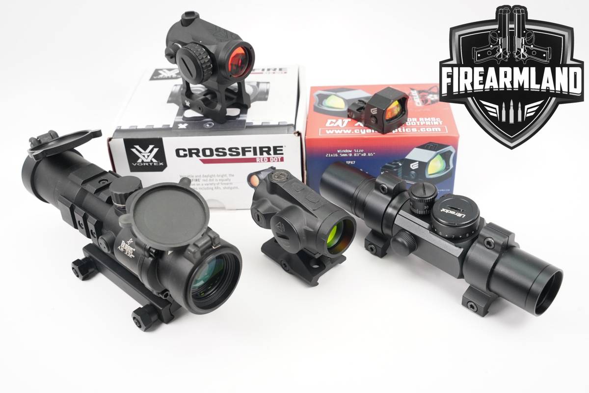 FIVE RED DOT SIGHT LOT 5 Pack Ultradot Burris Cyelee Vortex Sig Sauer RDS