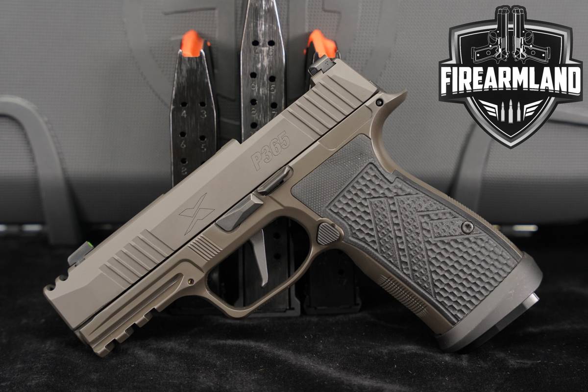 Sig Sauer P365-AXG Legion 9mm Optics-Ready COMP P 365 +4 MAGS & ORIG CASE